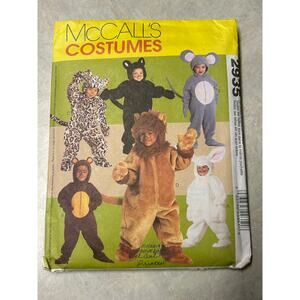 Vintage 2000's McCalls Toddler Costume Pattern #2935 All Sizes One Envelope